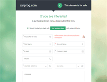 Tablet Screenshot of carprog.com